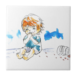 Cheeky Cookie Eater Color Tile