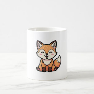 Cheeky Fox – Cute Kawaii Illustration Coffee Mug