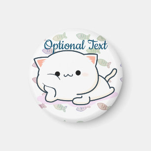 Cheeky Kawaii Style Kitten Magnet