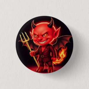 Cheeky little Devil 3 Cm Round Badge
