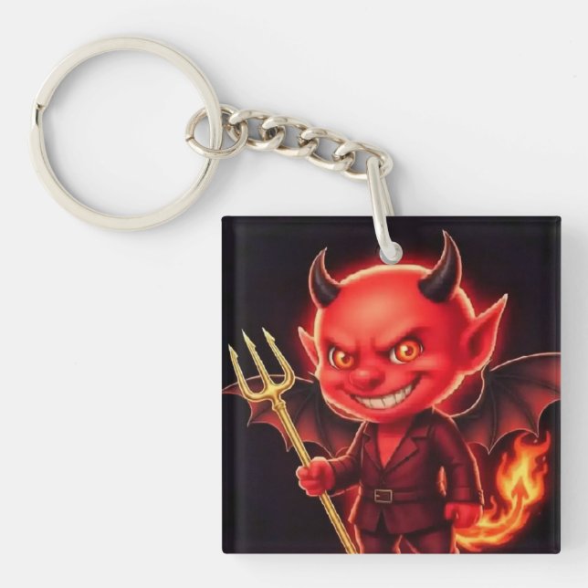 Cheeky little Devil Key Ring (Front)