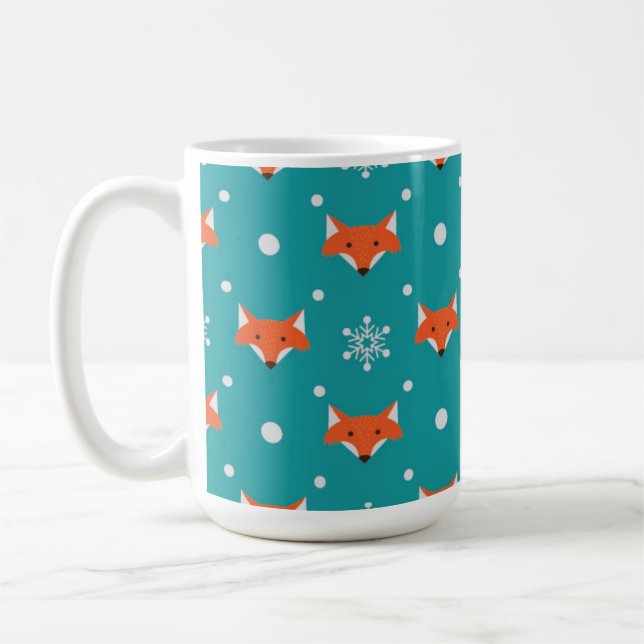 Cheeky little foxes coffee mug (Left)