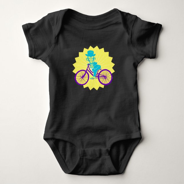 Cheeky Little Monkey Baby Bodysuit (Front)