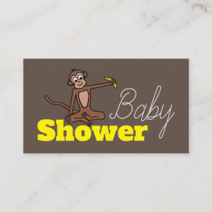 Cheeky Monkey, Baby Shower Invitation