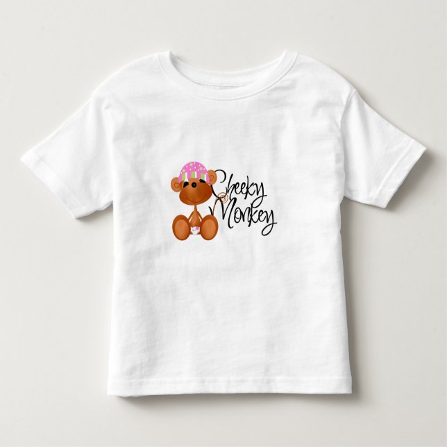 Cheeky Monkey - Girl Tshirts and Gifts (Front)