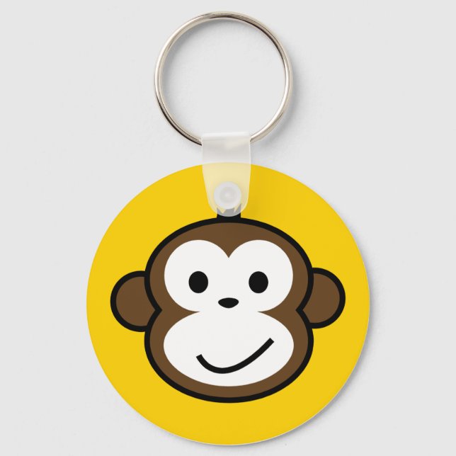 Cheeky Monkey Key Ring (Front)