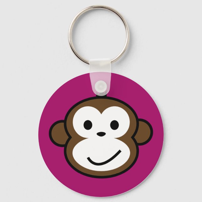 Cheeky Monkey Key Ring (Front)