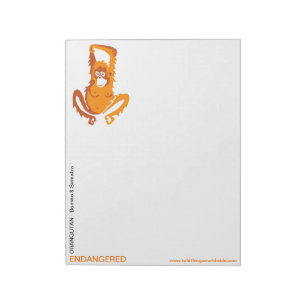 Cheeky monkey - Orangutan - Notepad