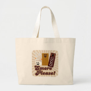Cheeky Smore Please! Large Tote Bag