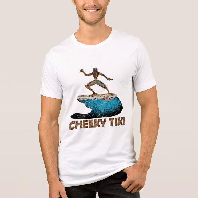 Cheeky Tiki Tri-Blend Shirt (Front)