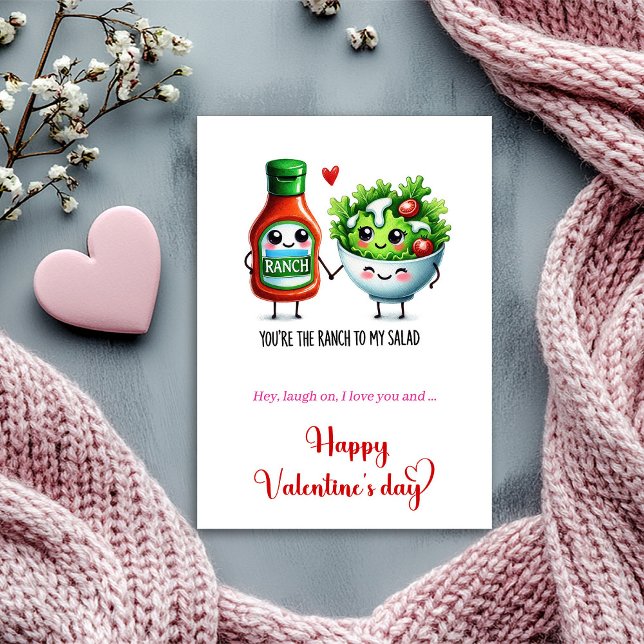 Cheeky Valentine Card Cute Food Pun Humor (Cheeky Valentine Card Cute Food Pun Humor)