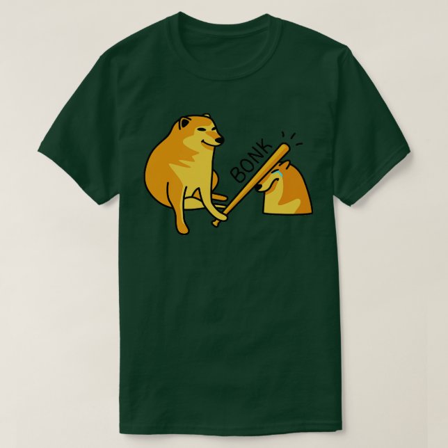 Cheems Bonk Chien  T-Shirt (Design Front)