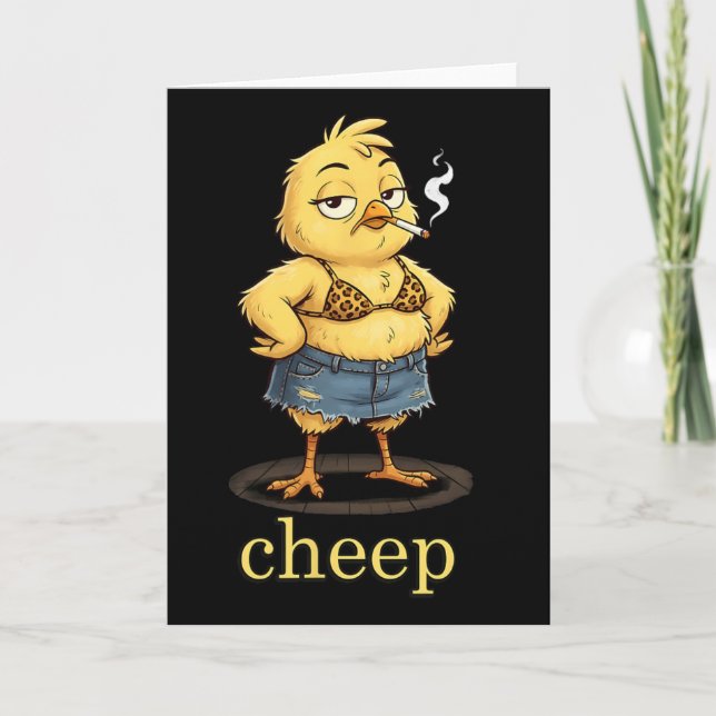 Cheep Inappropriate Easter  Card (Front)