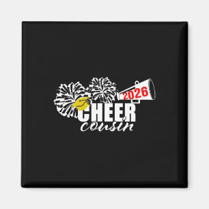 Cheer 2026 Cousin Graduation Senior Cheerleader Gi Magnet