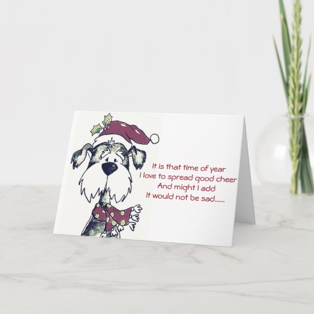 *CHEER* AND HAVE A *BEER* CHRISTMAS CARD (Front)