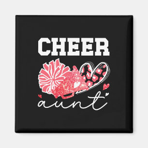 Cheer Aunt For Mother's Day Black Women's Cheerlea Magnet