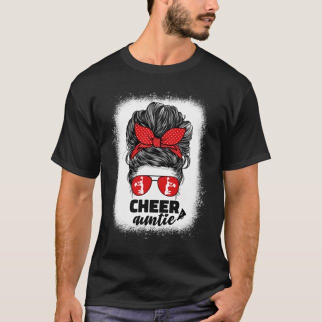 Cheer Auntie Aunt For Women Cheerleader Auntie Nie T-Shirt (Front)