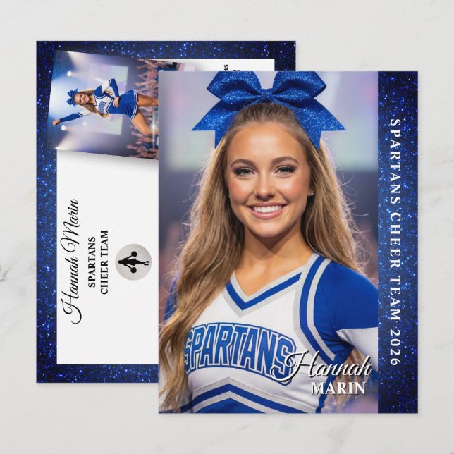 Cheer Autograph Card Mini Meet & Greet Cards (Front/Back)