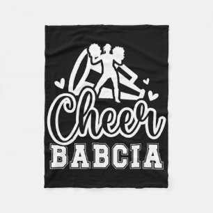 Cheer Bcia Grandma Bcia Of A Cheerleader Bcia Fleece Blanket
