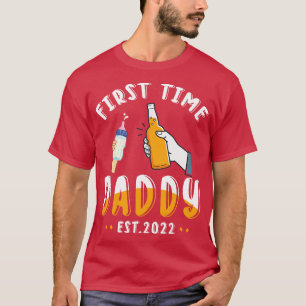 Cheer Beer And Milk 1st Father Day First Time Dadd T-Shirt
