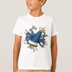 Cheer Blue and Gold Qualities T-Shirt