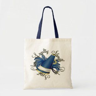 Cheer Blue and Gold Qualities Tote Bag