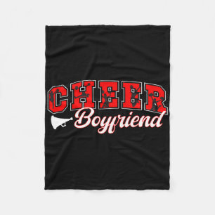 Cheer Boyfriend Cheerleader Boyfriend Cheerleading Fleece Blanket