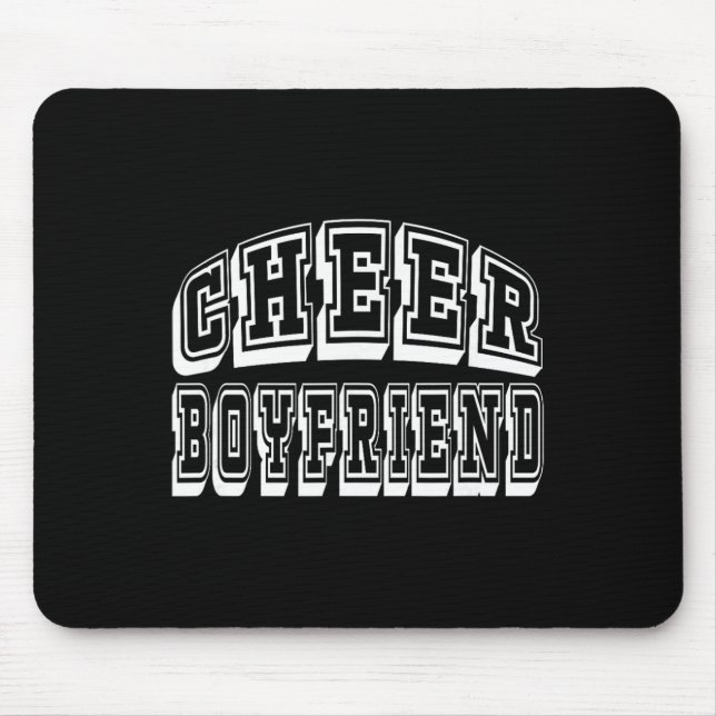 Cheer Boyfriend Proud Cheerleader Bf  Mouse Pad (Front)