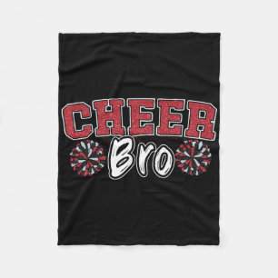 Cheer Bro My Favorite Cheerleader Calls Me Brother Fleece Blanket