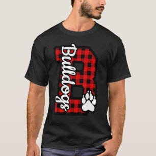 Cheer Bulldogs School Sports Fan Team Spirit Buffa T-Shirt
