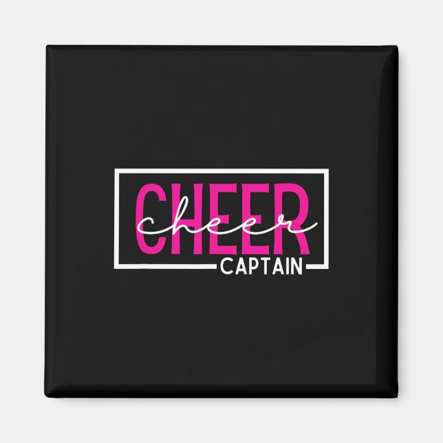 Cheer Captain Cheerleading  Magnet (Front)