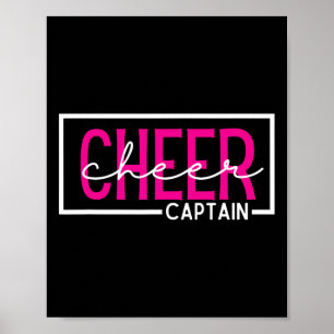 Cheer Captain Cheerleading Poster