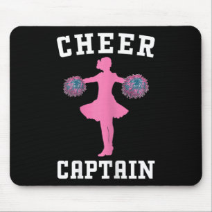Cheer Captain Cheerleading Practice Cheerleader Le Mouse Pad
