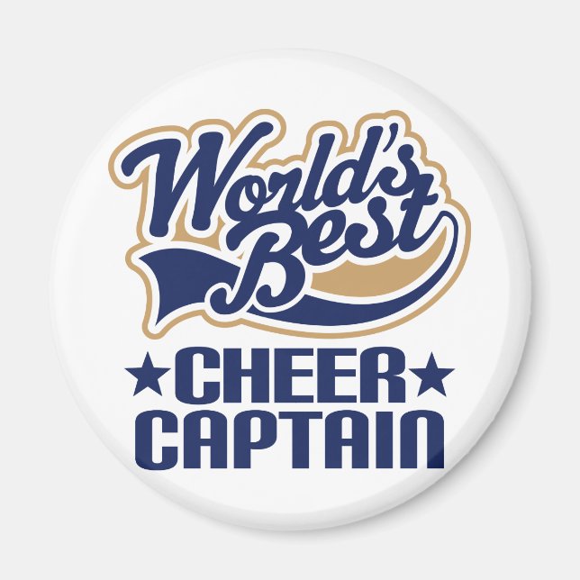 Cheer Captain Gift Magnet (Front)