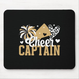 Cheer Captain Heart Cheerleader Captain Mouse Pad