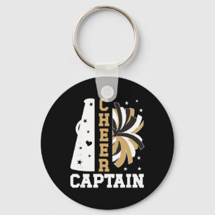Cheer Captain Proud Cheerleader Captain Key Ring