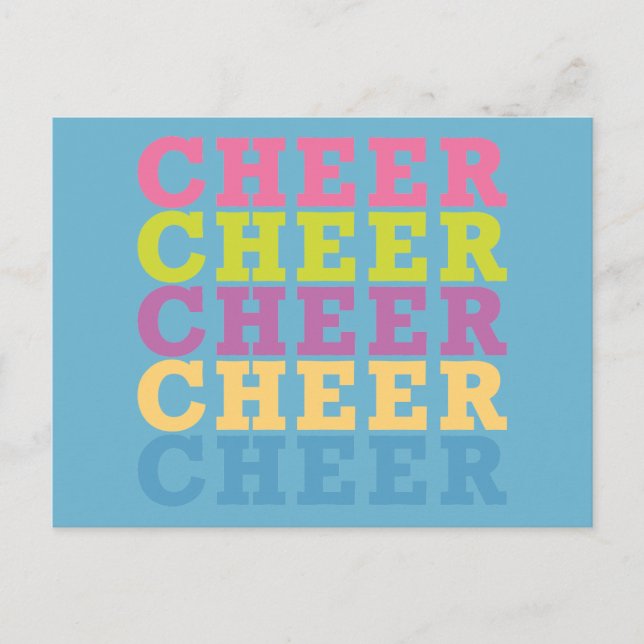 Cheer Cheer Postcard (Front)