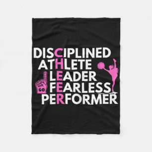 Cheer - Cheerleader Cheerleading Camp Cheer Compet Fleece Blanket