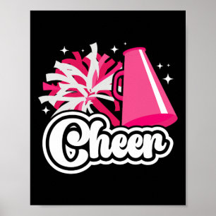 Cheer Cheerleader Cheerleading Poster