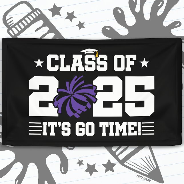 Cheer Cheerleader Graduation Class of 2025 Senior Banner (Creator Uploaded)