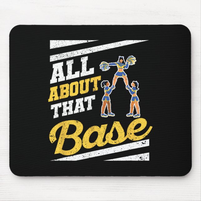 Cheer Cheerleading All About That Se _1  Mouse Pad (Front)