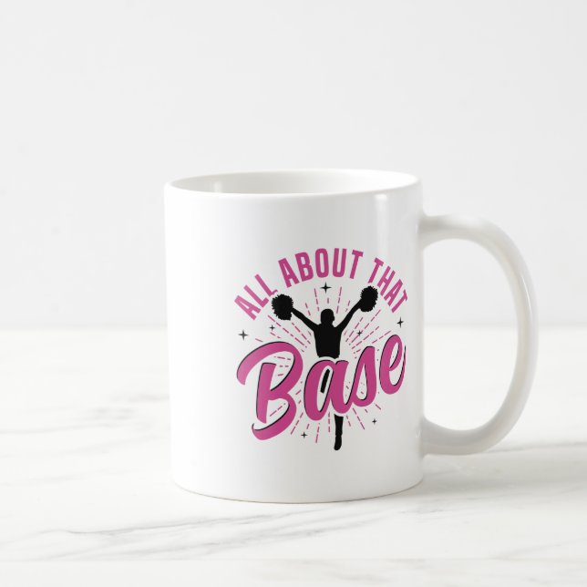 Cheer Cheerleading All About That Se _3  Coffee Mug (Right)