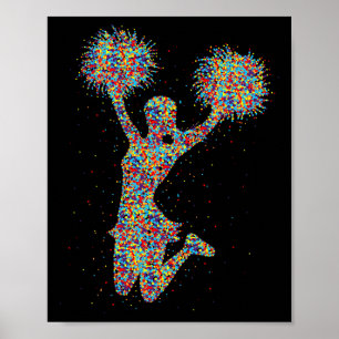 Cheer Cheerleading Cheerleader Girls Poster