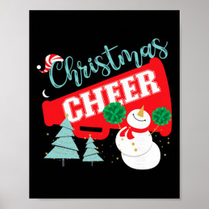 Cheer Cheerleading Christmas Cheer Poster
