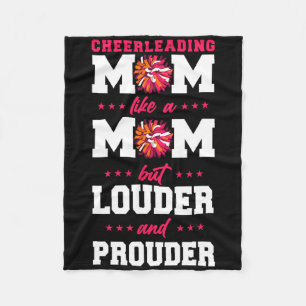 Cheer Cheerleading Mom Mother Cheerleading Mom Lik Fleece Blanket