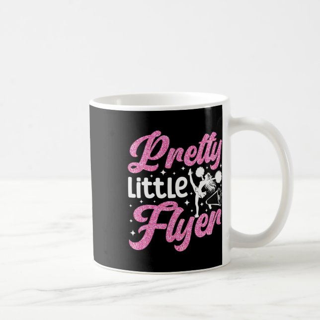 Cheer Cheerleading Pretty Little Flyer _4  Coffee Mug (Right)