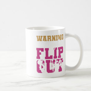 Cheer Cheerleading Warning I Might Flip Out _3 Coffee Mug