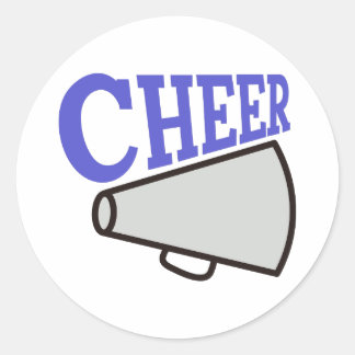 Cheer Classic Round Sticker