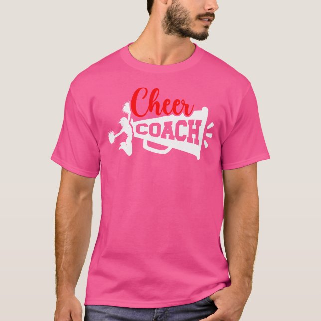 Cheer Coach Appreciation Cheerleading Coach T-Shirt (Front)