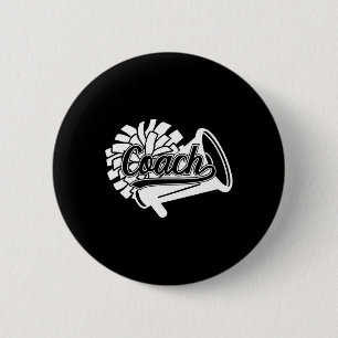 Cheer Coach Best Cheerleading Coach Appreciation  6 Cm Round Badge